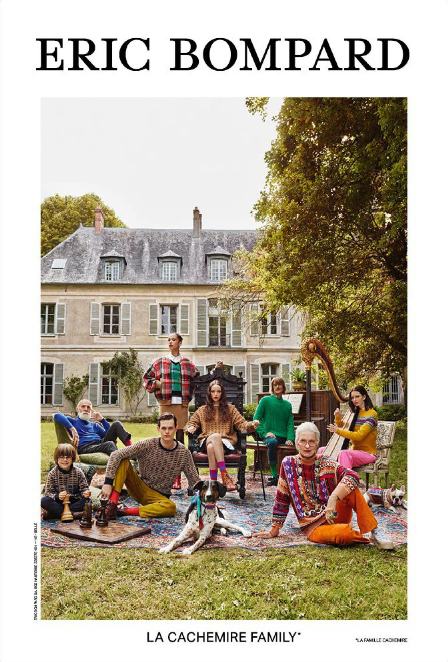 YOHANNES COUSY presents LA CACHEMIRE FAMILY for ÉRIC BOMPARD with Morten Borgestad, Delphine Chanet, Coco Amardeil and ADRIEN POUJADE | TALENT MANAGEMENT - Set Design